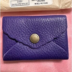 Portland Leather Goods Violet Mini Daisy Wallet